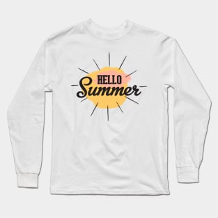 Hello Summer Long Sleeve T-Shirt